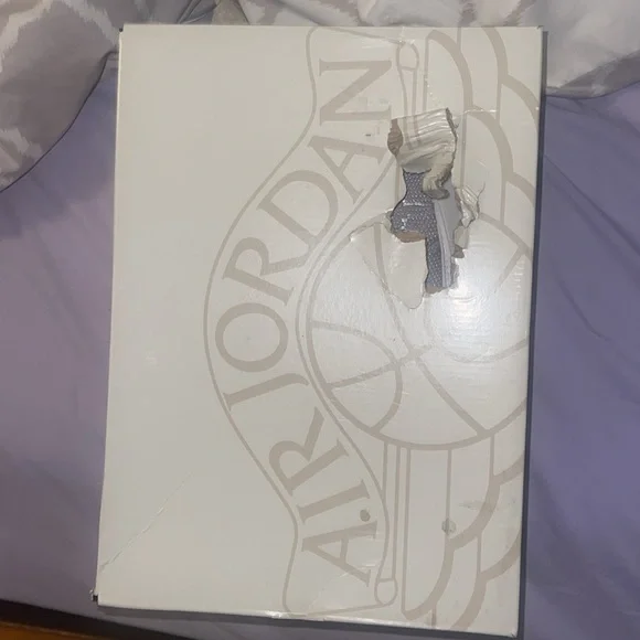 Mens air Jordan 2 retro white/fire red-black -sail size 8 - Picture 8 of 10